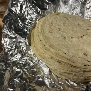Generous amount of tortillas