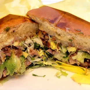 Torta De Carnitas