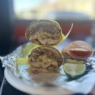 TORTA: Mixta, Beans, Onion, Tomato, Guacamole | $8.5/$7 (on Wed.)