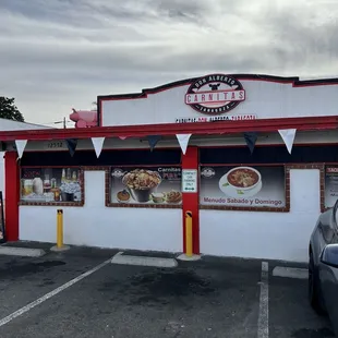 The outside of the restaurant