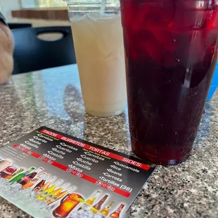 Jamaica is deeelish, horchata is made from a bag