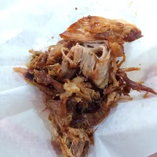Sample of carnitas