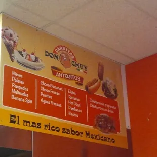 The rest of the menu. Have I mentioned that everything is awesome?