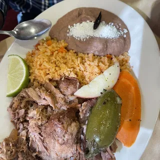 Plato de Carnitas