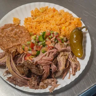 a plate of food
