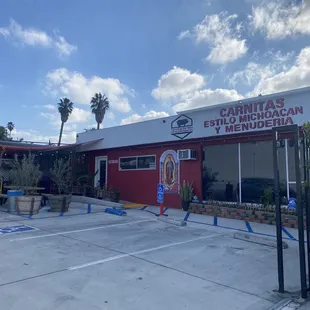 Parking available inside.