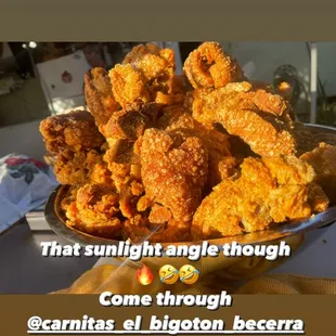 chicken wings and fried chicken