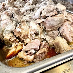 meat in a pan