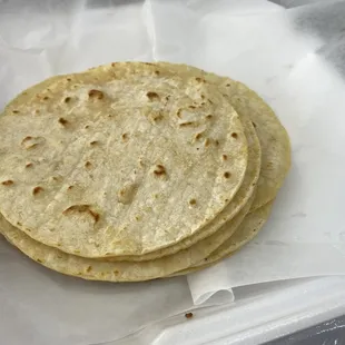 Fresh corn tortillas