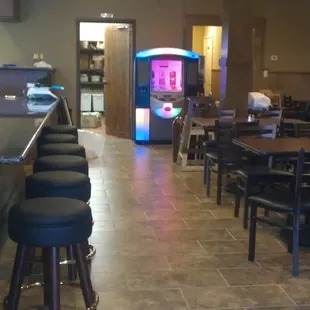 NEW DINNING AREA AFTER CAR CRASH...