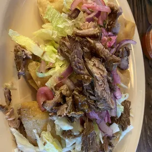 Tacos Dorados de Papa con costilla