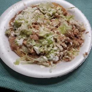 A chicken sope