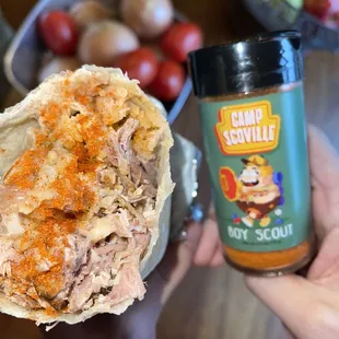 Carnitas burrito
