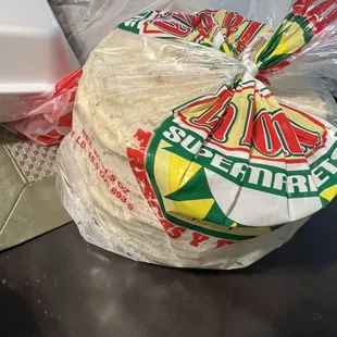 Warm tortillas