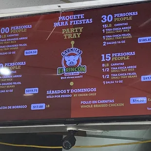 Menu 6/27/21