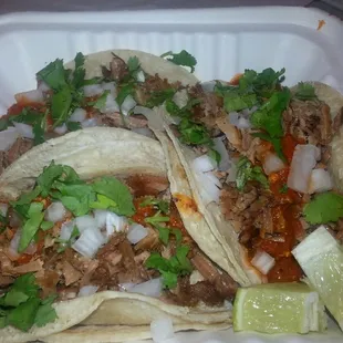 Carnita&apos;s Tacos...They do not skimp on portion.  loaded with meat and very tasty!!