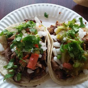 Caritas tacos, I dressed them up a bit