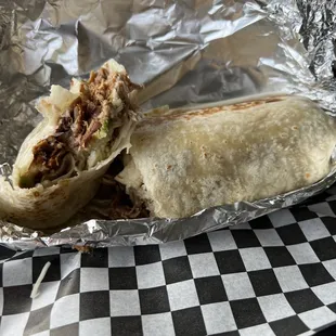 Super Burrito with carnitas