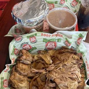 1 lb. Carnitas Mixtas