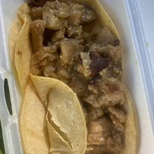 Chicharron Tacos