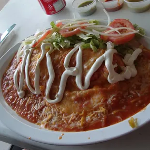 Hubs Order of Burrito Smothered from Carnitas Estilo Michoacán March 24th 2013 visit.