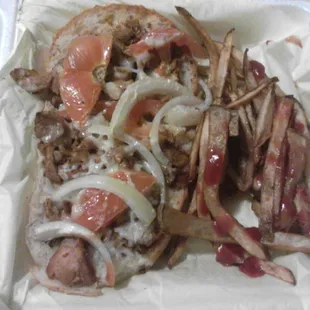 Very bad hawaiian torta not a single slide of pinaple..!