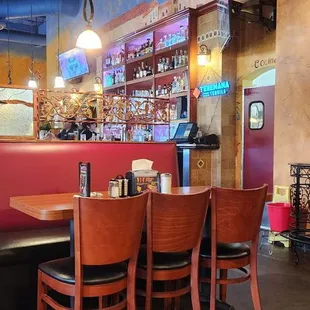 Inside high ceilings