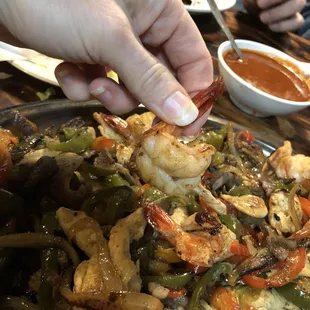 They devein all the shrimp!!! Wow!