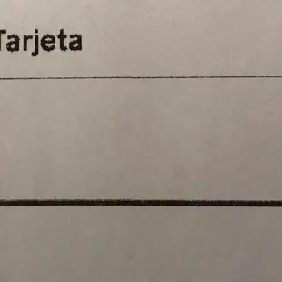 $1.50 surcharge for using credit card.