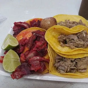 Trompo and Marinated Pork Tacos.
