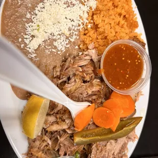 Carnitas platter