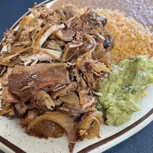 Carnitas plate with everything