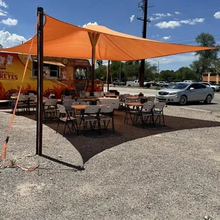 View of truck looking towards Broadway (6/2024)