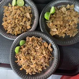 Carnitas, buche, cueritos
