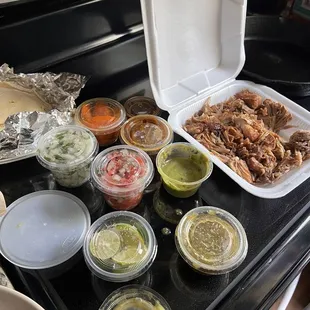 One pound of carnitas