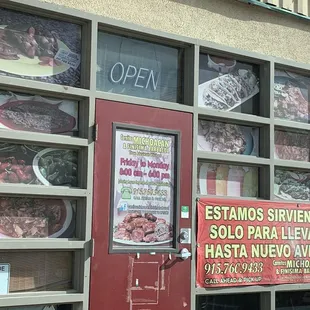 No dine-in (photo taken 1/3/22.)