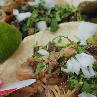 Mixto Carnitas Tacos