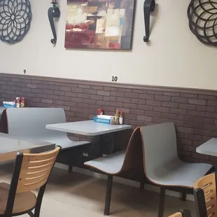 the interior of a restaurant