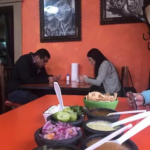 Salsas picositas ricas.