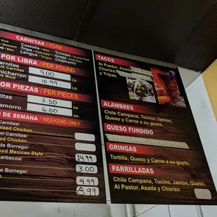 Barbacoa on the weekends