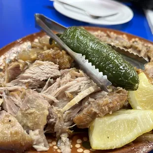 a plate of food
