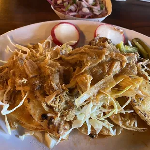 Tacos dorados de papa