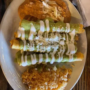 Chicken flautas