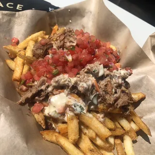 Carnitas Queso Fries