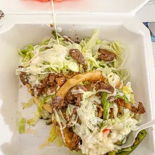 Steak fajita Sopes  so good