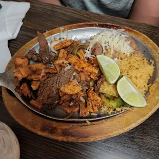 Chicken steak fajitas