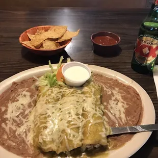 Green Chicken Enchiladas