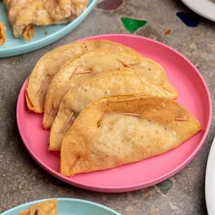 Crispy Tacos Dorados - stuffed with potato/cheese, potato/chorizo or sesos (pork brain)