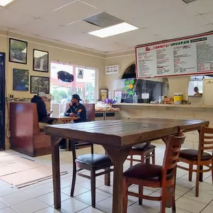 the interior of a restaurant