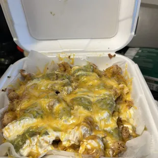 Carne Asada Fries sub chicken